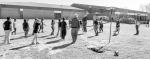 Right, High school students play volleyball in Cook Commons on the Seminole State College campus between competitions during the 52 Annual Interscholastic Meet held March 26. The meet attracted over 500 students from 33 high schools across Oklahoma. —SS