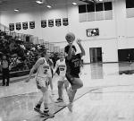 Seminole Lady Chieftain Jakayiah Andrews shoots the jumper Saturday night. Staff Photo by Andy Wilson