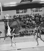 Wewoka Lady Tiger Heavenli Hill flies in for the layup Tuesday. Staff Photo by Bill Anderson