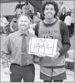 Varnum Whippet Jon Madkins made his 1,000th rebound in his Basketball career at the Wetumka game Friday night.