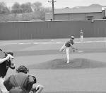 Seminole Chieftain pitcher Ostin Bighead delivers the fast ball Friday. Staff Photo by Bill Anderson