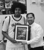 Varnum Whippet Jon Madkins was selected by the OCA to the All State Small East team and also the All Star Small East team. Staff Photo by Bill Anderson